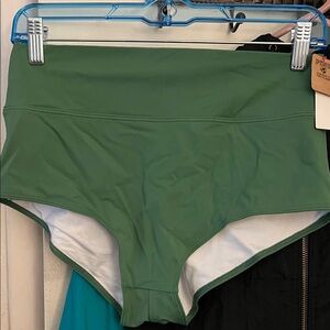 PINK Victoria's Secret Sage Green Bikini Bottoms
